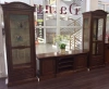Витрина "Венеция" Орех 725-727  купить в интернет магазине Мебель из массива. Звоните +7 495 961-63-63 Витрины из массива дерева