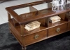 Стол журнальный 1300 "Мария Сильва" Орех MS834  купить в интернет магазине Мебель из массива. Звоните +7 495 961-63-63 Журнальные столы из массива дерева