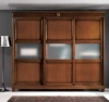 Шкаф-купе 3х дверный "Мария Сильва" Орех MS901  купить в интернет магазине Мебель из массива. Звоните +7 495 961-63-63 Шкафы для одежды из массива дерева