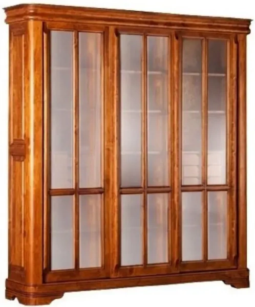 Шкаф для книг  "Луи Филипп" МО 26.01  купить в интернет магазине Мебель из массива. Звоните +7 495 961-63-63 Луи Филипп